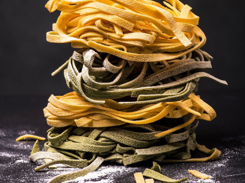 Straw and Hay Pasta with Porcini Mushroom Sauce